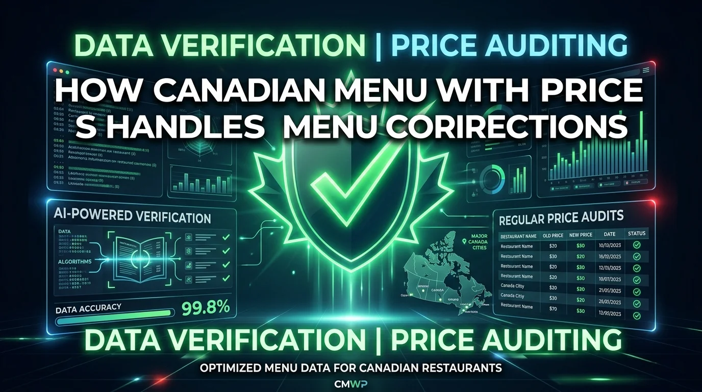 How Canadian Menu With Prices Handles Menu Corrections