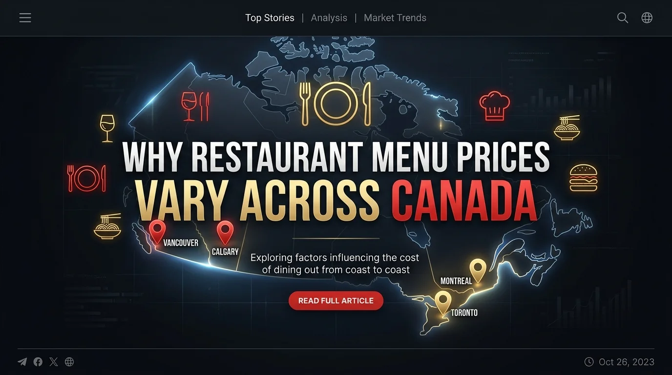 Why Restaurant Menu Prices Vary Across Canada