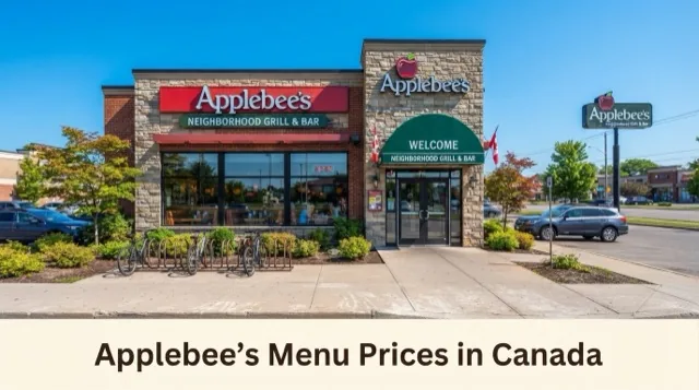 Applebee's Menu With Prices in Canada