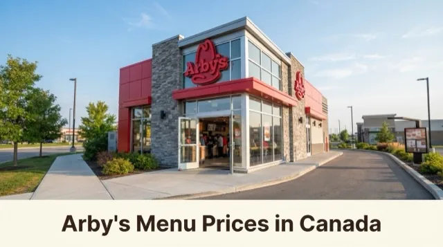 Arby’s Menu with Prices In Canada