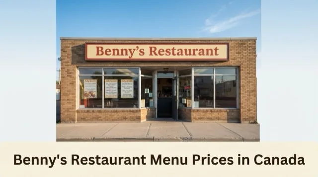 Benny's Restaurant Menu With Prices in Brandon Canada