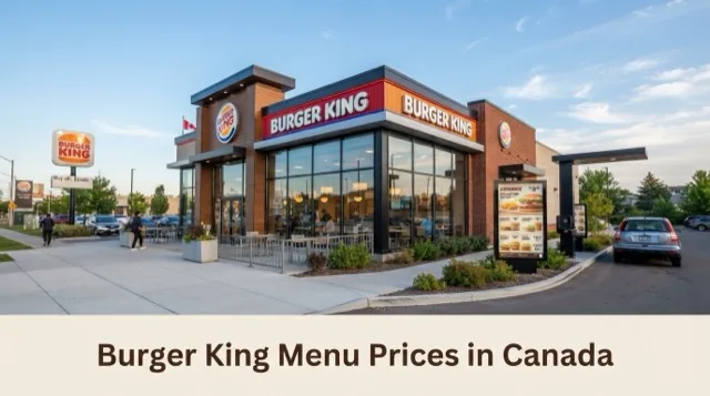 Burger King Menu Prices in Canada