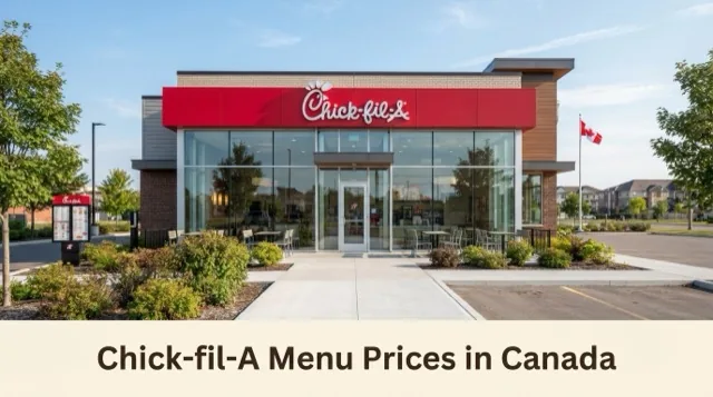 Chick-fil-A Menu With Prices In Canada