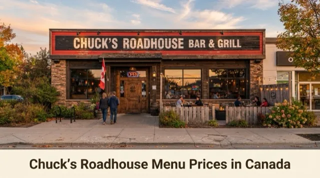 Chuck’s Roadhouse Menu With Prices In Canada