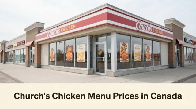 Church’s Chicken Menu Prices in Canada