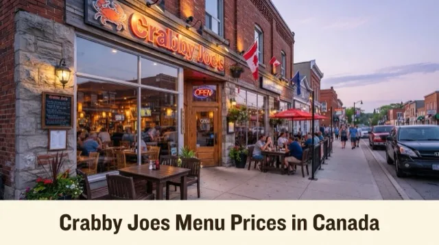 Crabby Joes Menu With Prices In Canada