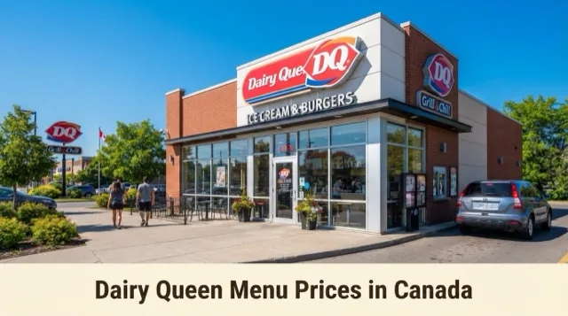 Dairy Queen Menu With Prices In Canada