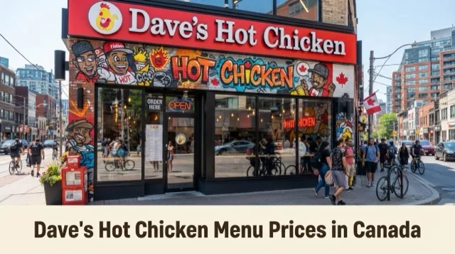 Dave's Hot Chicken Menu Prices in Canada