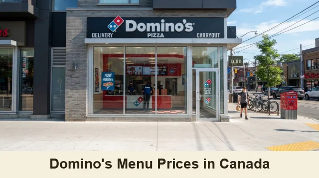 Domino's Pizza Menu Prices in Canada