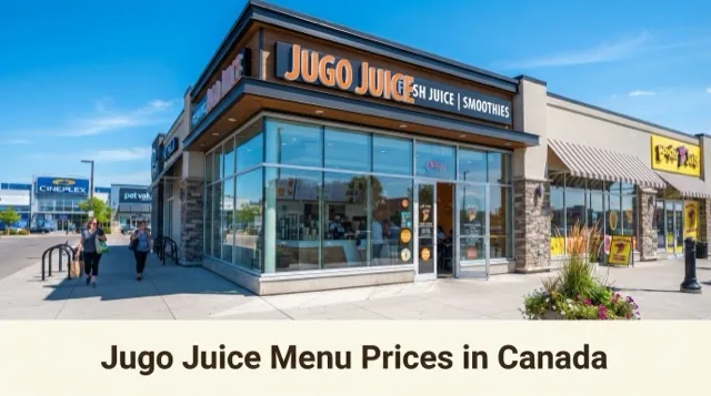 Jugo Juice Menu With Prices in Canada