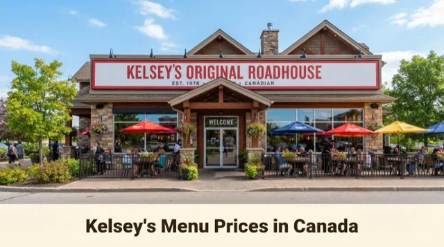 Kelseys Original Roadhouse Menu With Prices In Canada