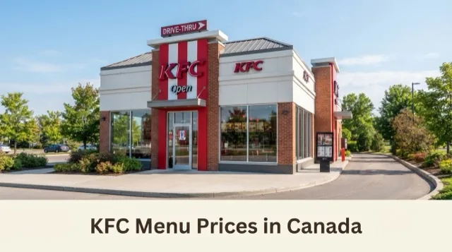 KFC Menu With Prices In Canada