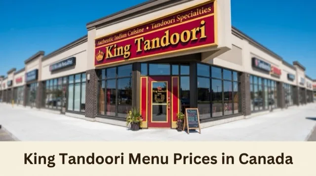 King Tandoori Menu With Prices in Canada