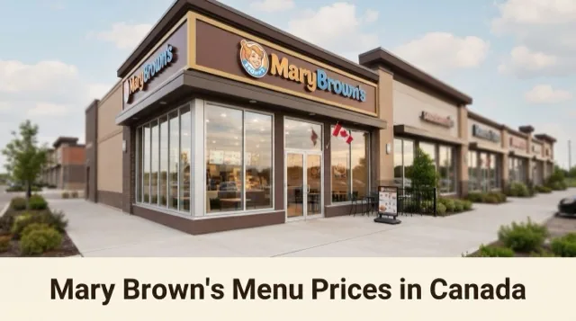 Mary Brown’s Menu Prices In Canada