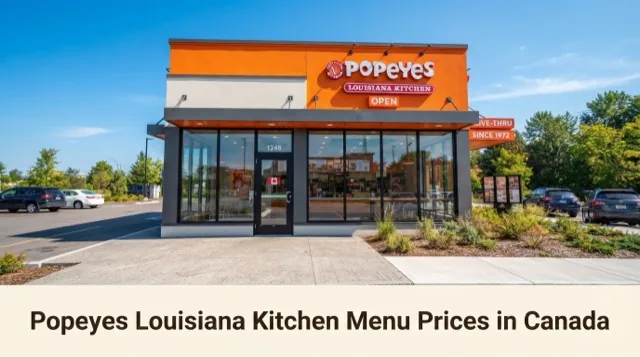 Popeyes Menu With Prices In Canada