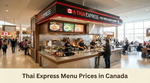 Thai Express Menu With Prices In Canada