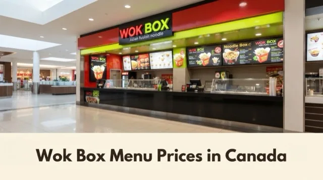 Wok Box Menu Prices In Canada