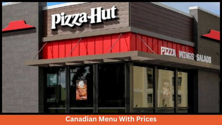 Pizza Hut Menu With Prices In Canada