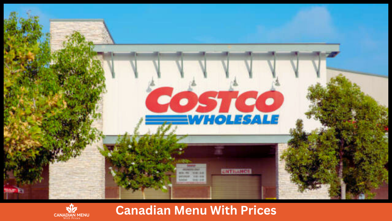 Costco Food Court Menu With Prices in Canada