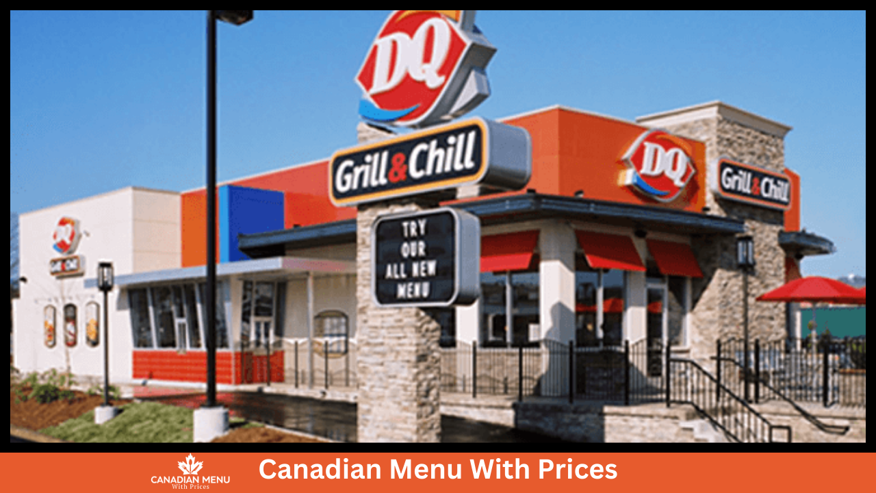 Dairy Queen Menu With Prices In Canada