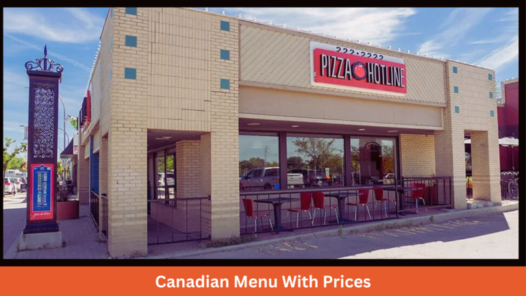 Pizza Hotline Menu With Prices In Canada