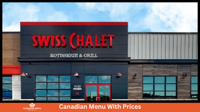 Swiss Chalet Menu With Prices In Canada