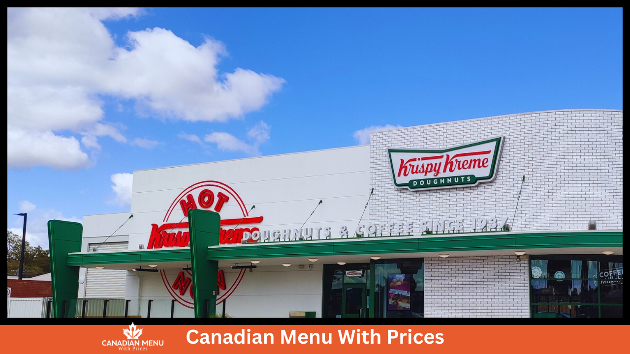 Krispy Kreme Menu With Prices in Canada